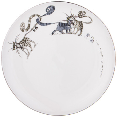 Тарелка закусочная "КОТИКИ" 23 см (кор=36шт.) LEFARD 86-2309