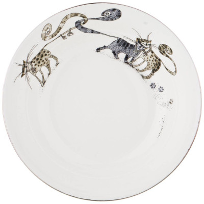 Салатник - тарелка суповая "КОТИКИ" 19*5 см (кор=24шт.) LEFARD 86-2312-1