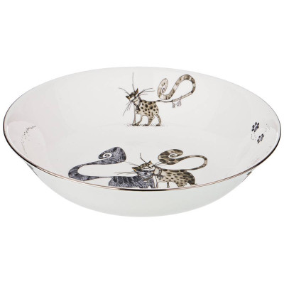 Салатник "КОТИКИ" 20,5*5 см (кор=24шт.) LEFARD 86-2320