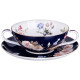 Бульонница с блюдцем "КОБАЛЬТ" 450 мл (кор=24наб.) LEFARD 86-2360-1