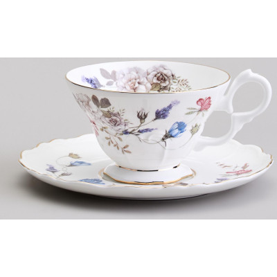 Чайная пара "BELLE" 280 мл (кор=24наб.) LEFARD 86-2363-1-2