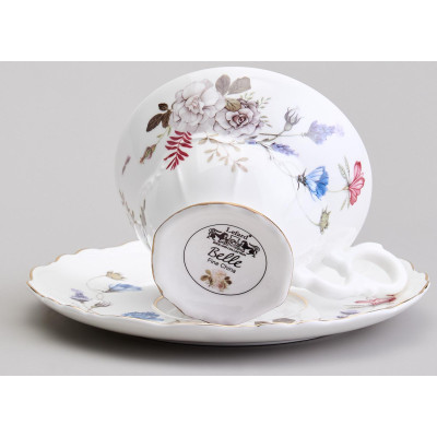 Чайная пара "BELLE" 280 мл (кор=24наб.) LEFARD 86-2363-1-7