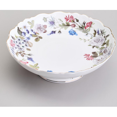 Ваза на ножке "BELLE" 21,5*7,5 см (кор=6шт.) LEFARD 86-2364-1-1