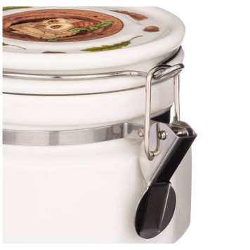 Банка с крышкой "СОВЫ" 8*10 см 300 мл (кор= 24шт.) LEFARD 86-2458-3