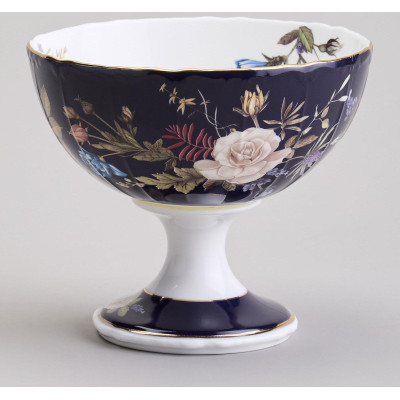 Ваза на ножке "КОБАЛЬТ" 13*11 см (кор=18шт.) LEFARD 86-2491-1-1