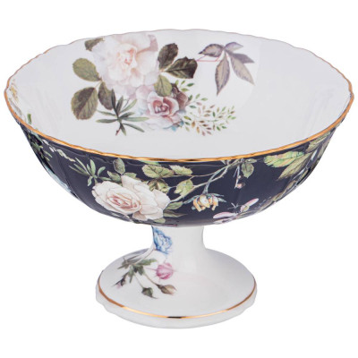 Ваза на ножке "КОБАЛЬТ" 15*11 см (кор=12шт.) LEFARD 86-2493-1