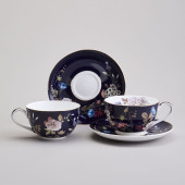 Чайный набор "КОБАЛЬТ" на 2 пер. 4 пр. 300 мл (кор=24наб.) LEFARD 86-2504-1