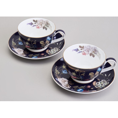 Чайный набор "КОБАЛЬТ" на 2 пер. 4 пр. 300 мл (кор=24наб.) LEFARD 86-2504-1-1