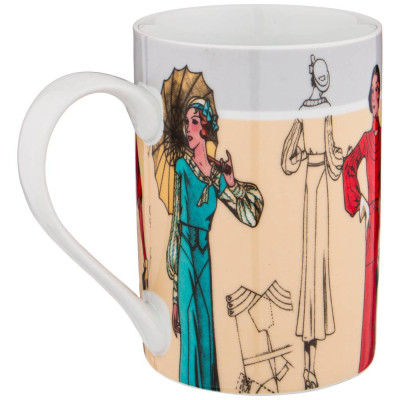 Кружка "FASHION QUEEN" 300 мл (кор=36шт.) LEFARD 86-2505-2