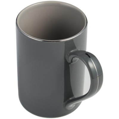 Кружка "BREAK TIME" 300 мл темно-серая (кор=36шт.) LEFARD 86-2509-1