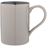 Кружка "BREAK TIME" 300 мл светло-серая (кор=36шт.) LEFARD 86-2510