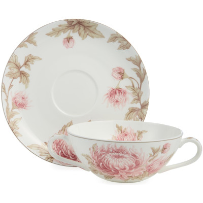 Бульонница с блюдцем "АСТРА" 450 мл (кор=24наб.) LEFARD 86-2517