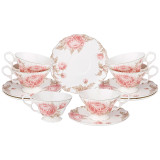 Чайный набор "АСТРА" 12 пр. на 6 пер. 280 мл (кор=6наб.) LEFARD 86-2521