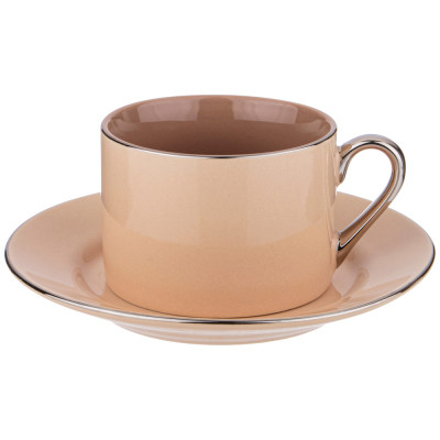 Чайный набор "BREAK TIME" на 6 пер. 12 пр. 180мл капучино (кор=6наб.) LEFARD 86-2525-2