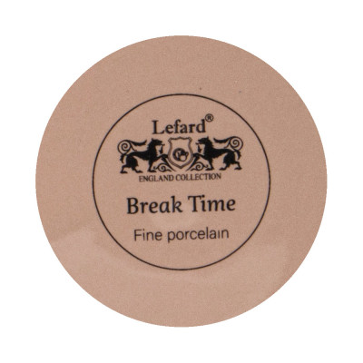 Чайный набор "BREAK TIME" на 6 пер. 12 пр. 180мл капучино (кор=6наб.) LEFARD 86-2525-4