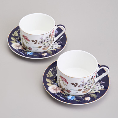 Чайный набор "BELLE" на 2 пер. 4 пр. 190 мл (кор=12наб.) LEFARD 86-2552-1-6