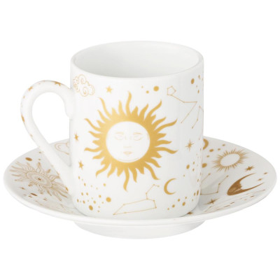 Кофейный набор "ASTRONOMY" на 2 пер. 4 пр. 100 мл (кор=24наб.) LEFARD 86-2556-1