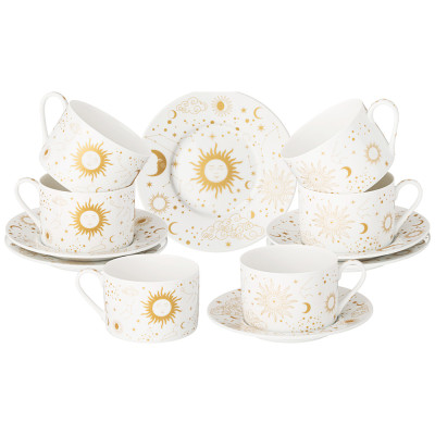 Чайный набор "ASTRONOMY" на 6 пер. 12 пр. 200 мл (кор=6наб.) LEFARD 86-2560