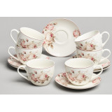 Чайный набор МЭРИБЕЛЬ на 6 пер. 12 пр. 300 мл LEFARD 87-278