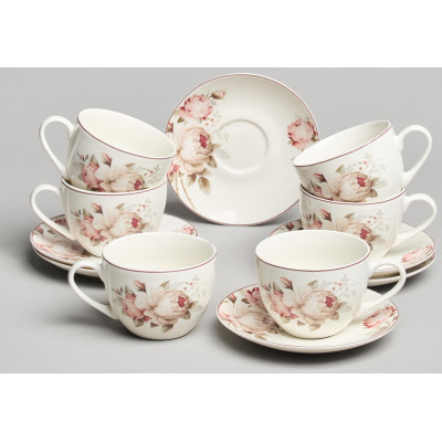 Чайный набор МЭРИБЕЛЬ на 6 пер. 12 пр. 300 мл LEFARD 87-278