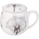 Кружка заварочная DANDELION с металл. ситом и фарфор. крышкой 420 мл LEFARD 87-285