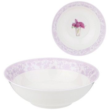 Тарелка суповая  ЛАВАНДОВАЯ ВЕСНА 650 мл мал.уп.=4шт. LEFARD 87-304