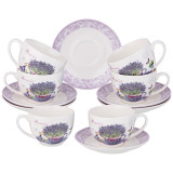 Чайный набор ЛАВАНДОВАЯ ВЕСНА на 6 пер. 12 пр. 280 мл LEFARD 87-305