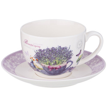 Чайный набор ЛАВАНДОВАЯ ВЕСНА на 6 пер. 12 пр. 280 мл LEFARD 87-305-1