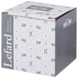 Кружка стеклянная с фарфоровым ситом 420 мл LEFARD 87-310