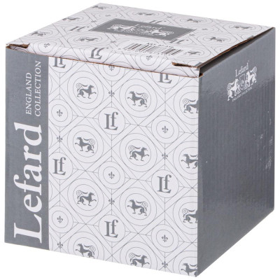 Кружка стеклянная с фарфоровым ситом 420 мл LEFARD 87-310