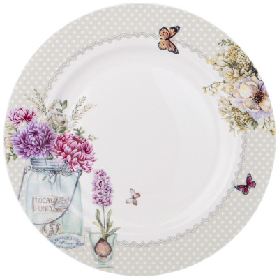 Тарелка обеденная  ЛОРИАН 25, 5 см мал.уп.=4шт. LEFARD 87-313