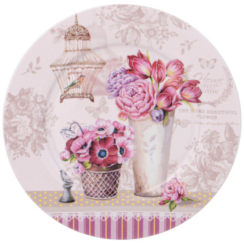 Тарелка закусочная  ТЮЛЬПАНЫ 20, 5 см мал.уп.=4шт. LEFARD 87-325