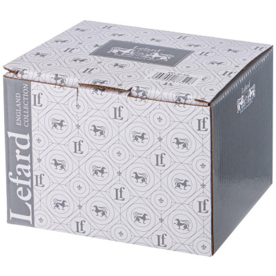 Чайник стеклянный с фарфоровым ситом ТЮЛЬПАНЫ 650 мл LEFARD 87-333