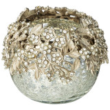 Подсвечник "БОХО" диаметр=6 см. высота=7,5 см (кор=24шт.) LEFARD 875-242