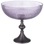 Блюдо декоративное на ножке, высота 26,5см, диаметр 28см LEFARD 875-268