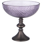 Блюдо декоративное на ножке, диаметр 18см LEFARD 875-270