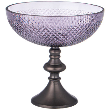 Блюдо декоративное на ножке, диаметр 18см LEFARD 875-270