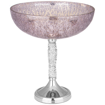 Блюдо декоративное на ножке, высота 27см, диаметр 24см LEFARD 875-274