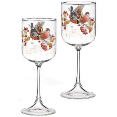 Набор бокалов из 2-х шт. "СНЕГИРИ" 450 мл LEFARD 887-474