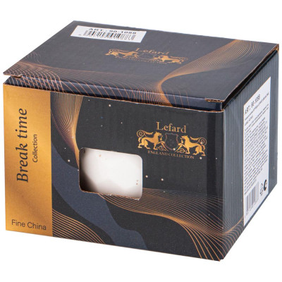 Кружка breaktime 400мл, белая LEFARD 90-1088