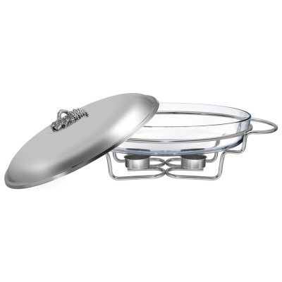 Мармит серия "HARMONY" со стеклянной формой для запекания, 3л LEFARD 920-109-2