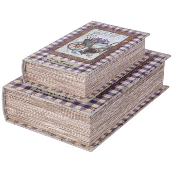 Набор шкатулок-книжек из 2-х шт. 27х18х7/21х13х5 см LEFARD 94-200-2