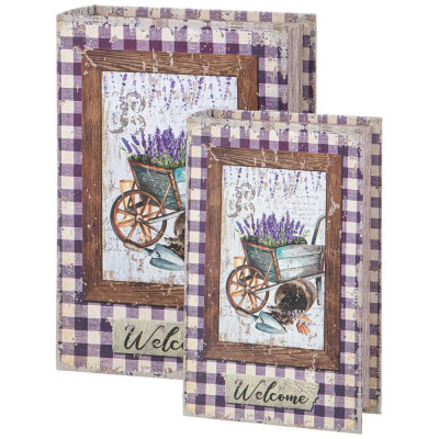 Набор шкатулок-книжек из 2-х шт. 27х18х7/21х13х5 см LEFARD 94-200