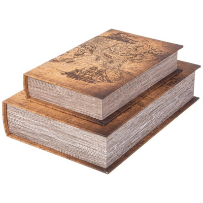 Набор шкатулок-книжек из 2-х шт. 30х21х7/24х16х5 см LEFARD 94-201-2