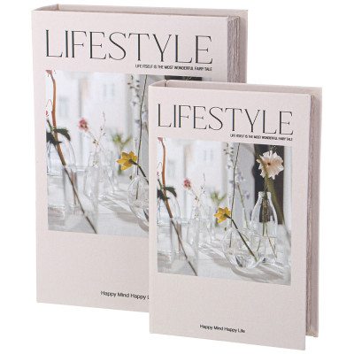 Набор шкатулок-книжек из 2-х шт. 30х21х7/24х16х5 см LEFARD 94-211