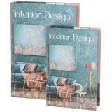 Набор шкатулок-книжек из 2-х шт, 30х21х7/24х16х5 см LEFARD 94-212