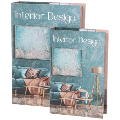 Набор шкатулок-книжек из 2-х шт, 30х21х7/24х16х5 см LEFARD 94-212