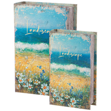 Набор шкатулок-книжек из 2-х шт. 27х18х7/21х13х5 см LEFARD 94-216