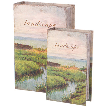 Набор шкатулок-книжек из 2-х шт. 27х18х7/21х13х5 см LEFARD 94-217