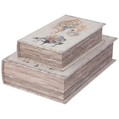 Набор шкатулок-книжек из 2-х шт 27х18х7/21х13х5 см LEFARD 94-219-2